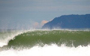 A perfect wave in Pavones